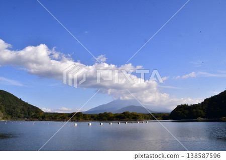 松蔭湖和富士山 松蔭湖和富士山 138587596
