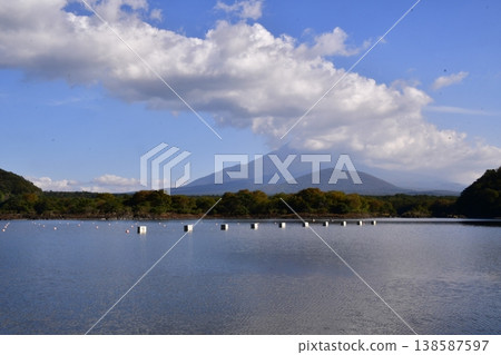 松蔭湖和富士山 松蔭湖和富士山 138587597