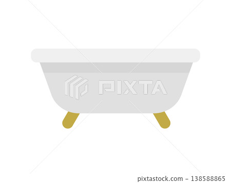 Bathtub icon illustration Bathtub icon illustration 138588865