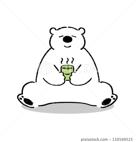 Illustration of cute polar bear Illustration of cute polar bear 138589525