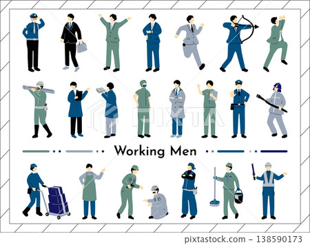 Working men Working men 138590173