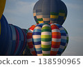 hot air balloon in the sky 138590965