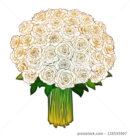 White rose clutch bouquet White rose clutch bouquet 138593907