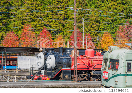 A view of Senzu Station on the Oigawa Railway in Kawanehoncho (Shizuoka Prefecture) A view of Senzu Station on the Oigawa Railway in Kawanehoncho (Shizuoka Prefecture) 138594651