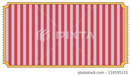 Striped Ticket Background with Decorative Border Striped Ticket Background with Decorative Border 138595135