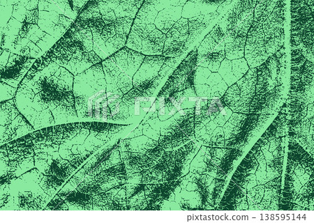 Textured Green Leaf Abstract Background 138595144