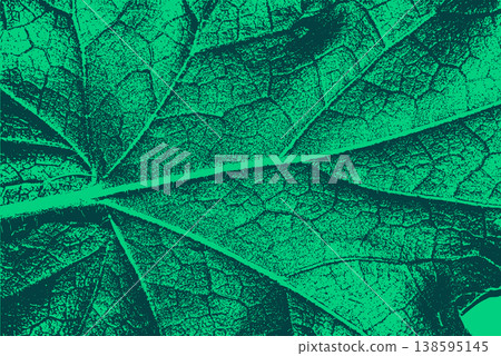 Textured Green Leaf Abstract Background 138595145