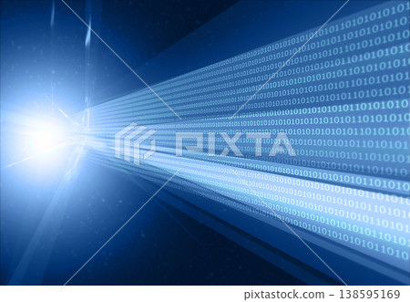 Binary codes on futuristic technology background Binary codes on futuristic technology background 138595169