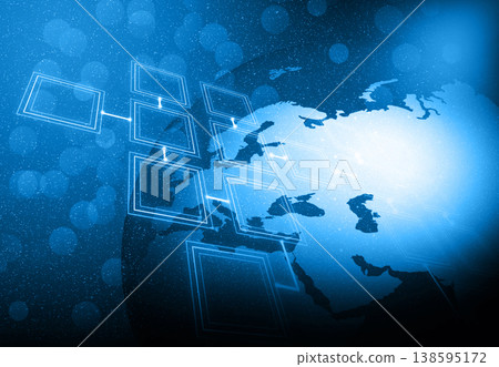 Global network concept 138595172