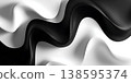 Dramatic Black and White Abstract Waves A Stunning Visual Texture 138595374