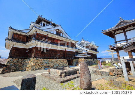 【京都府】晴空下的福知山城與豐岩井 138595379