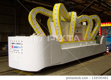 [Public Viewing] Hakodate City Tram, Flower Tram, Unpainted, Type 300 Tram, at Hakodate City Tram Komaba Depot 138595461