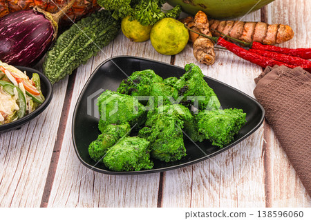 Indian green chicken mint tikka Indian green chicken mint tikka 138596060