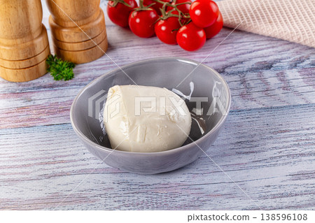 Italian Mozarella buffalo cheese ball Italian Mozarella buffalo cheese ball 138596108