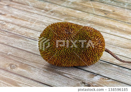 Whole tropical exotic ripe jackfruit 138596185