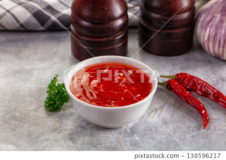 Asian sweet and sour chili sauce Asian sweet and sour chili sauce 138596217