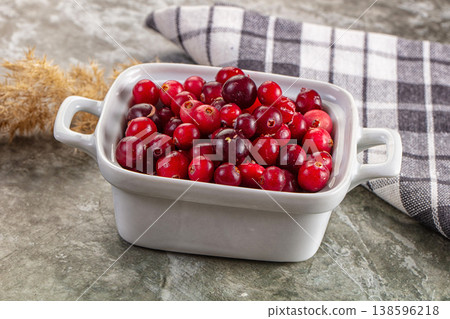Sweet and sour fresh cranberry Sweet and sour fresh cranberry 138596218