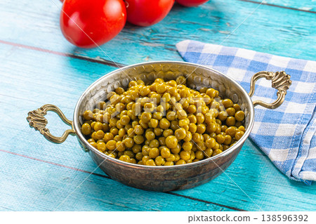 Canned green peas in the bowl Canned green peas in the bowl 138596392