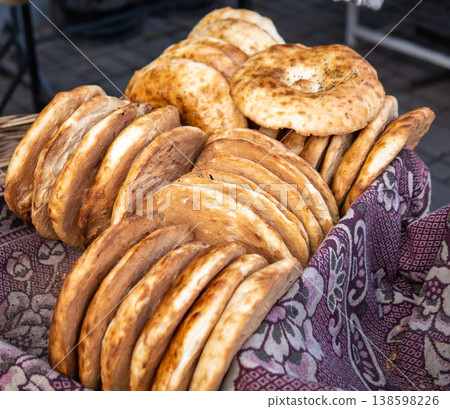 Traditional Uzbek bread Traditional Uzbek bread 138598226