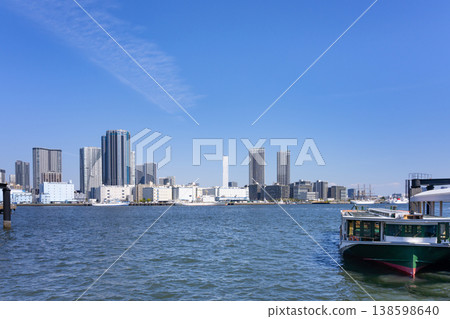 Tokyo, Hinode Pier, Water Bus Terminal Tokyo, Hinode Pier, Water Bus Terminal 138598640