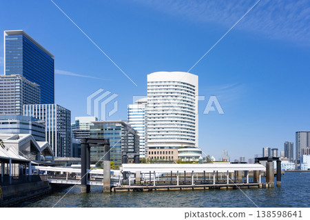 Tokyo, Hinode Pier, Water Bus Terminal Tokyo, Hinode Pier, Water Bus Terminal 138598641