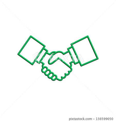 Handshake icon design template Handshake icon design template 138599050