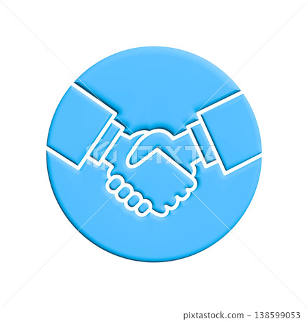 Handshake icon design template Handshake icon design template 138599053