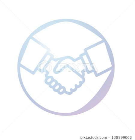 Handshake icon design template 138599062