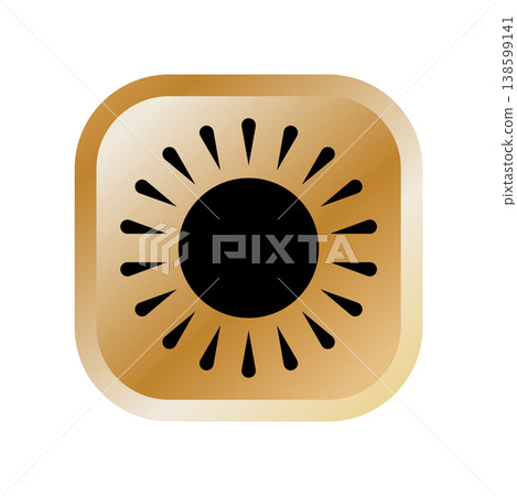 Sun icon design template 138599141