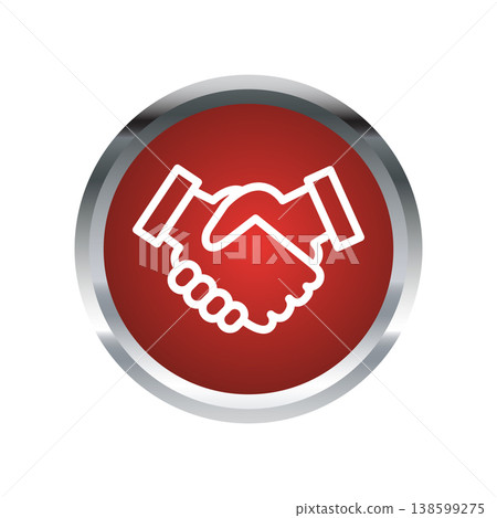 Handshake icon design template Handshake icon design template 138599275