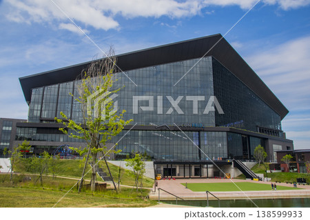 Scenery near a baseball stadium in Hokkaido Scenery near a baseball stadium in Hokkaido 138599933