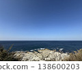 The sea at the very tip of the Noto Peninsula (Photo taken at Rokugosaki Lighthouse, Suzu City, Ishikawa Prefecture, in March) 138600203