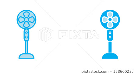 Air Fan icon design template Air Fan icon design template 138600253