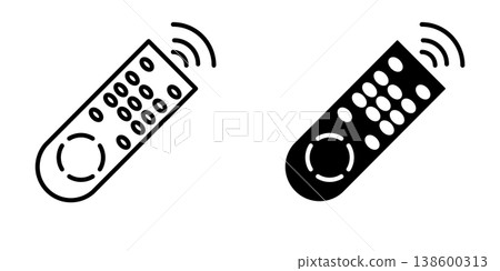 Remote Control icon design template Remote Control icon design template 138600313