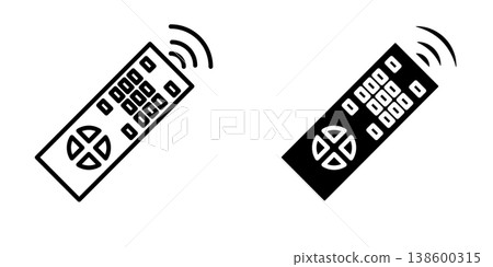 Remote Control icon design template Remote Control icon design template 138600315