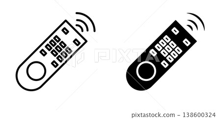 Remote Control icon design template Remote Control icon design template 138600324