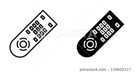 Remote Control icon design template Remote Control icon design template 138600327