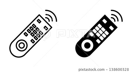 Remote Control icon design template Remote Control icon design template 138600328