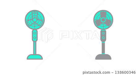 Air Fan icon design template Air Fan icon design template 138600346