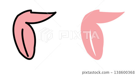 Meat icon design template 138600368