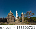 Standing Buddha statue against sky at Tong Lam Son Temple Nha Trang Vietnam 138600721