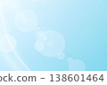 A refreshing blue sky with dazzling sunlight and lens flare as a backdrop. 138601464