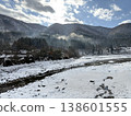 Rural landscape with snow 138601555