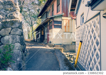 A charming little path [Miyata Village, Kamiina District] 138602302