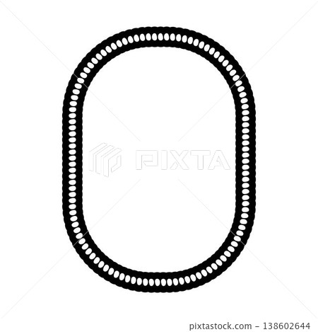 Decorative rope braid border frame vector illustration collection minimal black braided edge rectangle rounded frame for label card design Decorative rope braid border frame vector illustration collection minimal black braided edge rectangle rounded frame for label card design 138602644