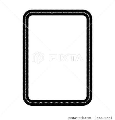 Decorative rope braid border frame vector illustration collection minimal black braided edge rectangle rounded frame for label card design Decorative rope braid border frame vector illustration collection minimal black braided edge rectangle rounded frame for label card design 138602661