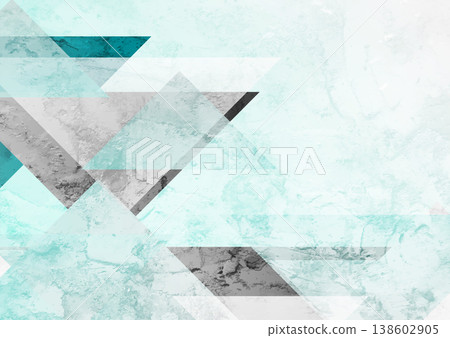 Blue and grey grunge triangles abstract background Blue and grey grunge triangles abstract background 138602905