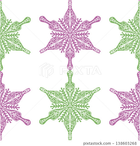 set of abstract snowflake logo icons set of abstract snowflake logo icons 138603268
