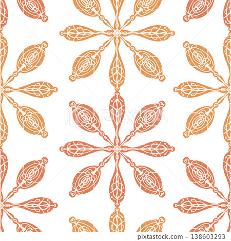 seamless pattern with blue flowers seamless pattern with blue flowers 138603293