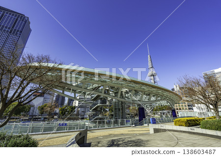 Nagoya city center, Oasis 21, Chubu Electric Power MIRAI TOWER, Nagoya City, Aichi Prefecture Nagoya city center, Oasis 21, Chubu Electric Power MIRAI TOWER, Nagoya City, Aichi Prefecture 138603487